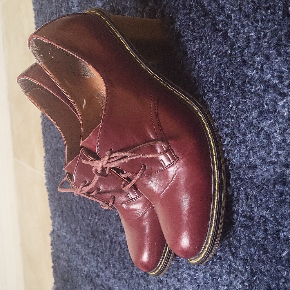 Rare Dr. Martens Docs Oxblood Heels